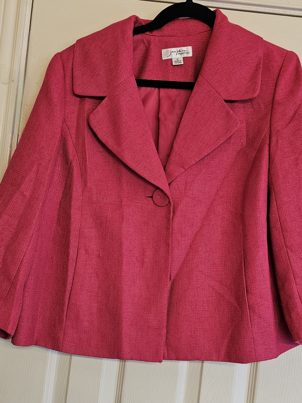 Josephine Essentials Women’s Hot Pink Swing Jacket
